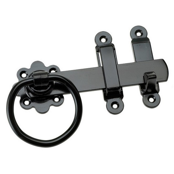 ELIZA TINSLEY 4157763/PP GATE RING LATCHES 150MM BLACK