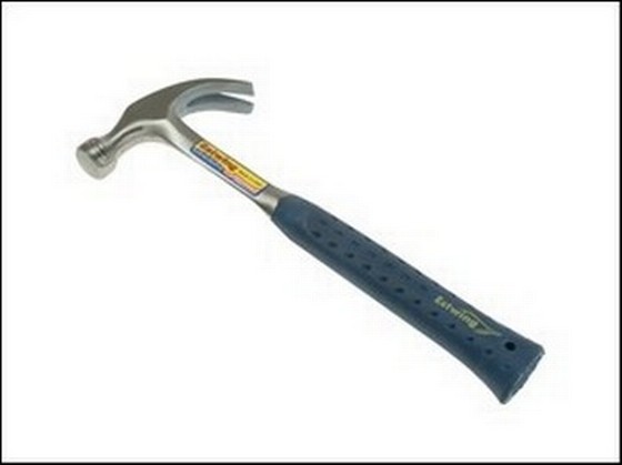 Estwing E3/16C Curved Claw Hammer - Vinyl Grip 16oz