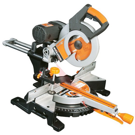 Evolution Rage 3-db 255mm Multipurpose Sliding Mitre Saw 110v - Anglia ...