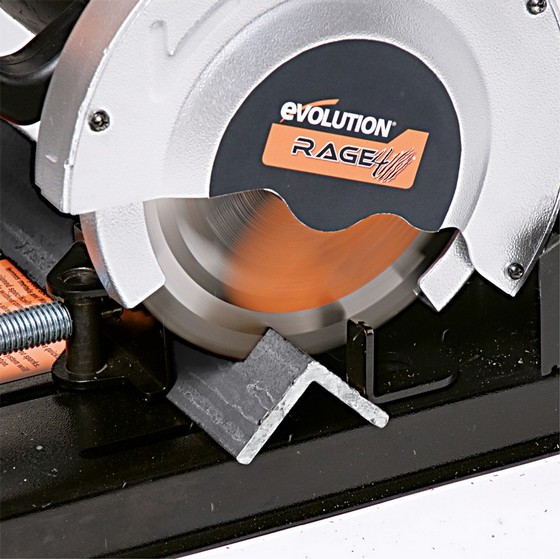 Evolution Rage 4 185mm Multipurpose Chop Saw 110v Anglia Tool Centre