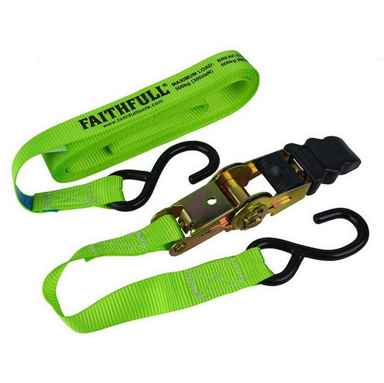 FAITHFULL FAITDRATSET4 4 PIECE RATCHET STRAP SET