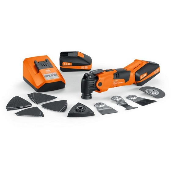 Fein Afmm 18 Qsl 18v Multimaster Starlock With 2x 2.5ah Liion