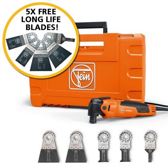 Fein Fmm350q Multimaster 110v With 5x Starlock Blades + 5x Free Long