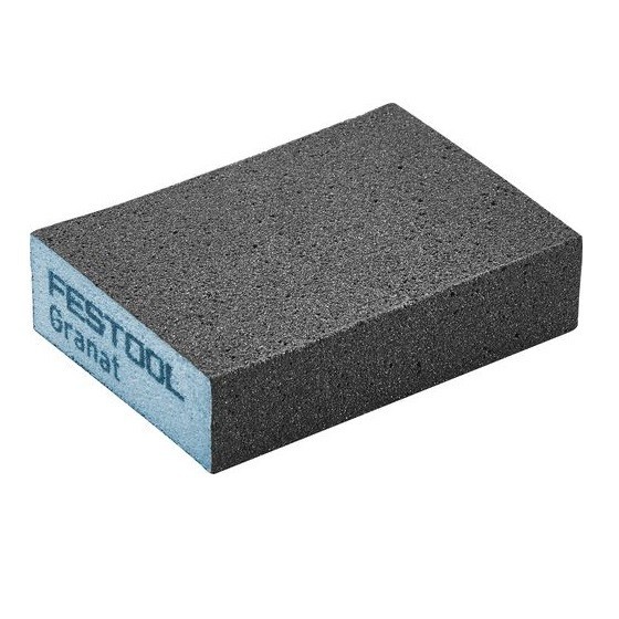 FESTOOL 201081 PACK OF 6 GRANAT ABRASIVE SPONGES 60 GRIT 26X69X98MM