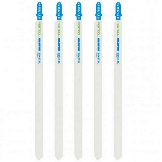 FESTOOL 490180 HS 155/1.2 BI/5 JIGSAW BLADES FOR METAL