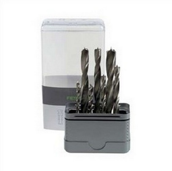 FESTOOL 492519 BKS D3-10 DE/W 7 PIECE WOOD DRILL SET