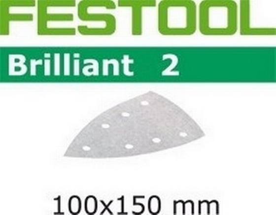 FESTOOL 492805 P80 DELTA ABRASIVE PADS 100x150MM PACK OF 10