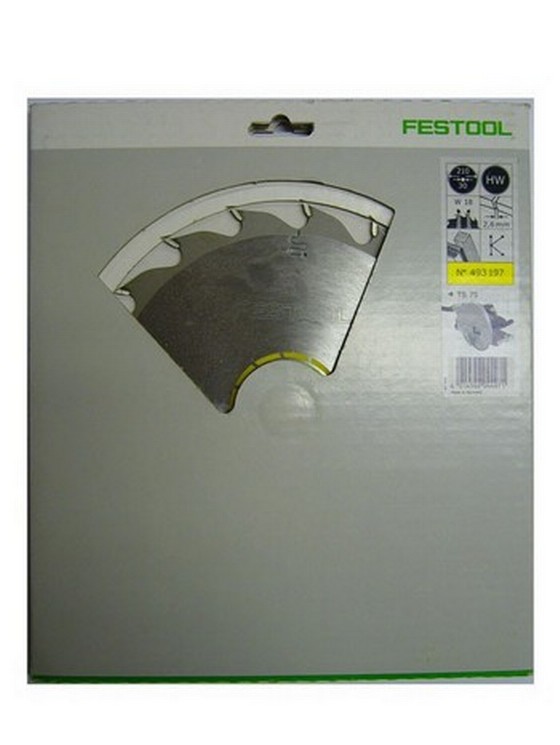 FESTOOL 493197 SAW BLADE 210x2,6x30 W18 TOOTH