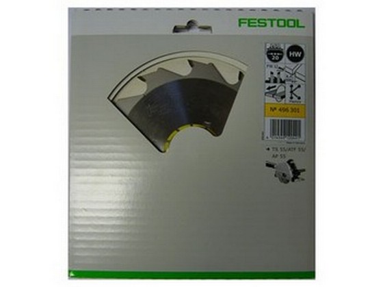 FESTOOL 496301 PANTHER SAW BLADE 160mm x 2,2 x 20 PW12 TOOTH