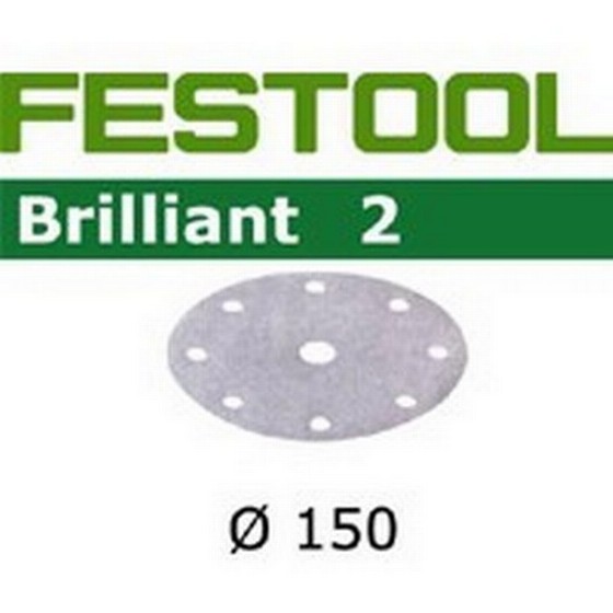 FESTOOL 496606 STFD150/16 P50 SANDING DISCS 150mm PACK OF 10