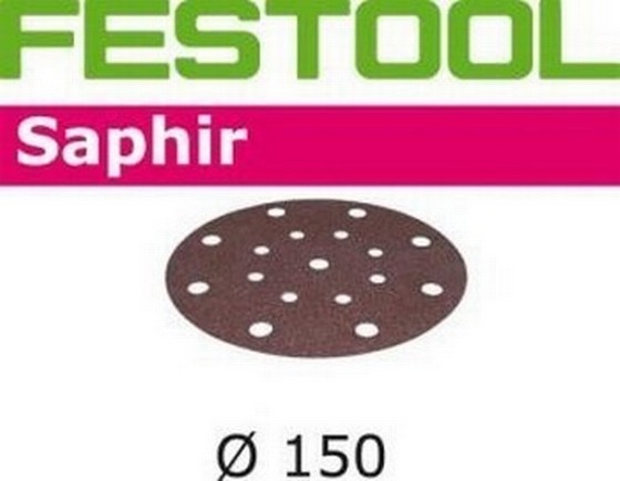 FESTOOL 496621 STF-D150/16 P36 SANDING DISCS 150mm PACK OF 5