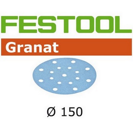 FESTOOL 496980 STFD150/16 P150 SANDING DISCS 150mm PACK OF 100