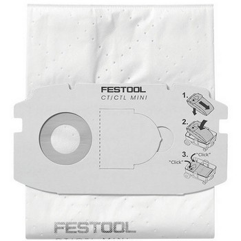 FESTOOL 498411 SELF CLEAN FILTER BAG SC FIS-CT MIDI/5