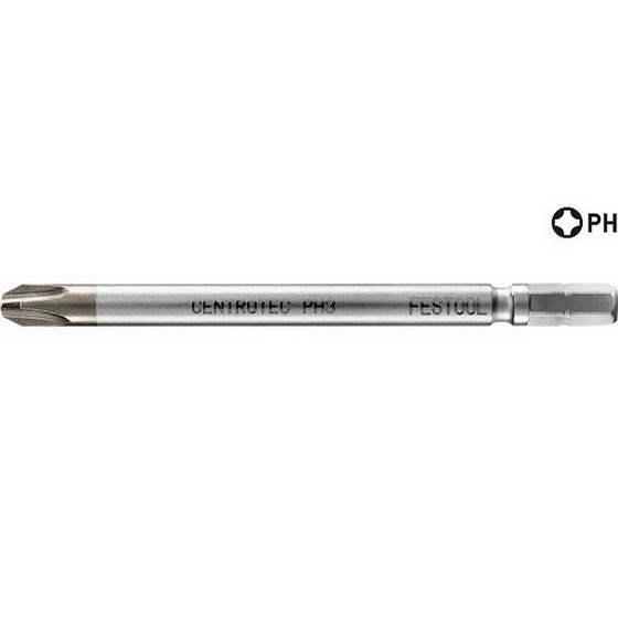 FESTOOL 500846 PHILLIPS SCREWDRIVER BITS PH3X100MM (PACK OF 2)
