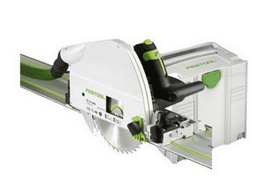 FESTOOL 561259 TS75EBQ-PLUS-FS 210MM PLUNGE SAW + 1.4M GUIDE RAIL 110V (SUPPLIED IN SYSTAINER CASE)