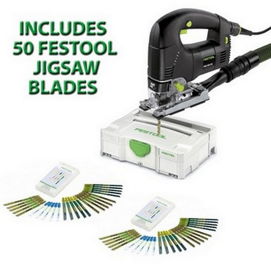 FESTOOL 561457 PSB300EQ ELECTRONIC D HANDLE 720W JIGSAW 110V (SUPPLIED IN T-LOC CASE)