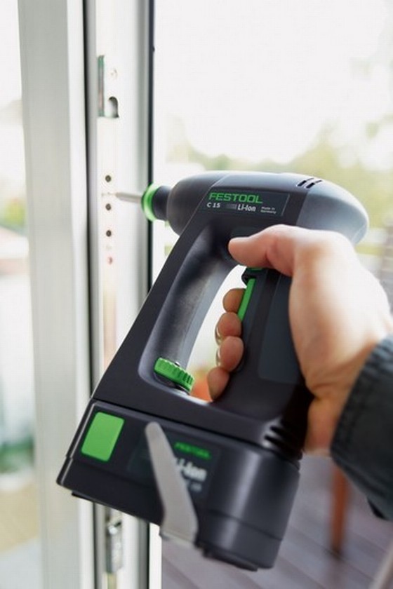 FESTOOL 564265 C15LI 14.4V DRILL DRIVER 2 X 2.6Ah Li-ION BATTERIES IN ORIGINAL SYSTAINER CASE
