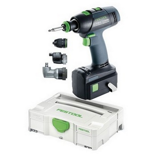 FESTOOL 564388 T15 + 3.0 Li 3.0 SET 18V DRILL DRIVER 2 X 2.6Ah BATTERIES