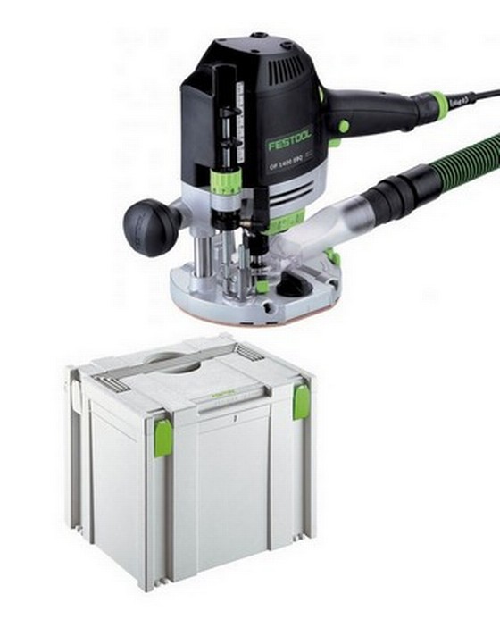 FESTOOL 574409 OF1400EBQ-PLUS 1/2" ROUTER 110V (SUPPLIED IN ORIGINAL STYLE SYSTAINER CASE)