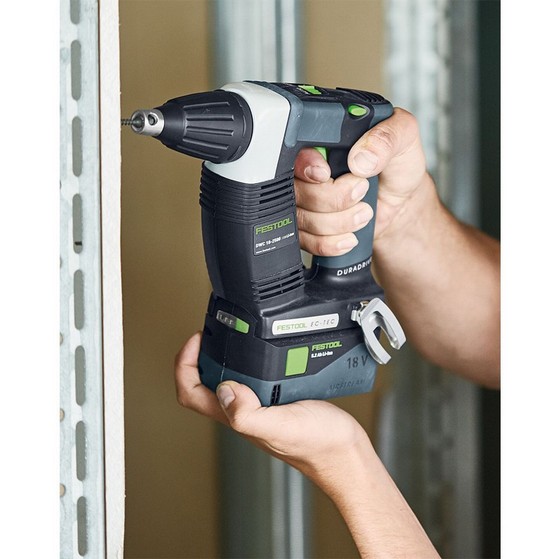 Festool 574744 Dwc182500 18v Construction Screwdriver With 2x5.2ah Li