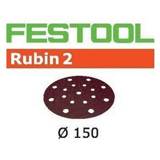 FESTOOL 575184 RUBIN 2 150MM SANDING DISCS 180 GRIT (PACK OF 10)
