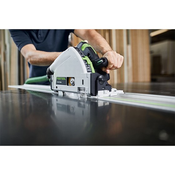 FESTOOL 576706 TS55 FEQ-PLUS PLUNGE SAW 240V + 2X RAILS, 2X CONNECTORS & GUIDE RAIL BAG