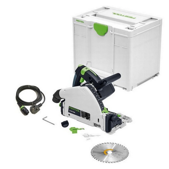 FESTOOL 576706 TS55 FEQ-PLUS PLUNGE SAW 240V IN SYSTAINER CASE