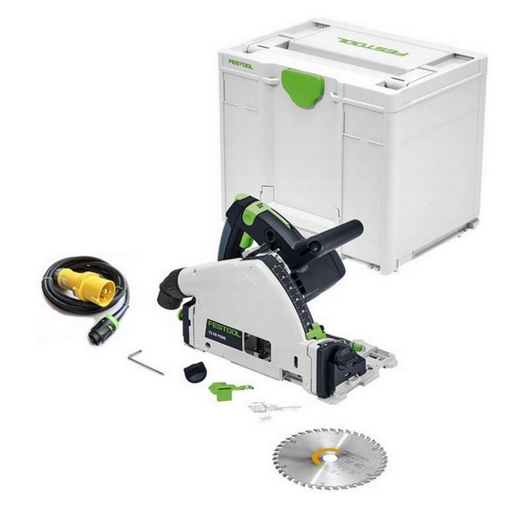 FESTOOL 576707 TS55 FEBQ-PLUS PLUNGE SAW 110V IN SYSTAINER CASE