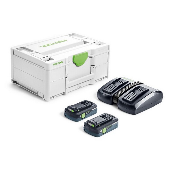 FESTOOL 577256 ENERGY SET SYS 18V 2x4,0/TCL 6 DUO