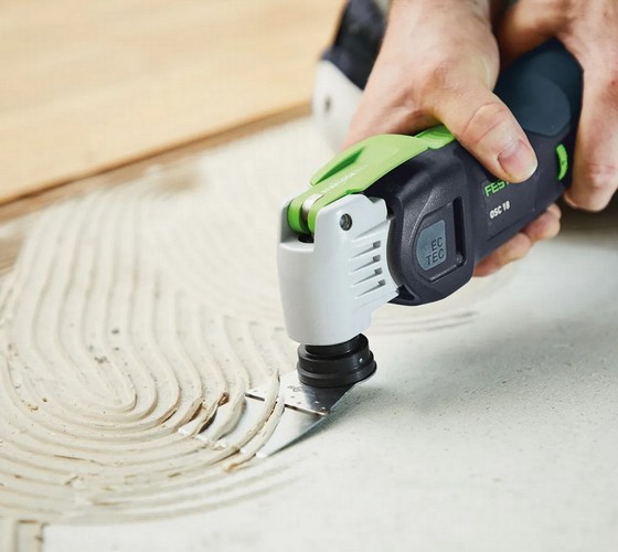 FESTOOL 577597 18v CORDLESS OCCILATING TOOL OSC 18 E-BASIC-GB 4.0 + Battery