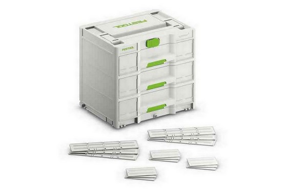 FESTOOL 577769 SORTAINER SYS3-SORT/3 M 337 3 DRAWER SYSTAINER