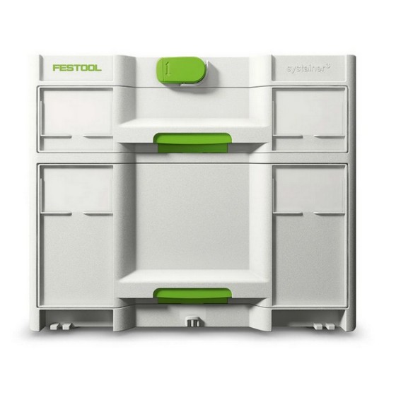 FESTOOL 577770 2 DRAWER SYSTAINER SYS3-SORT/2 M 337