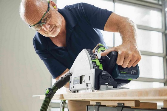 FESTOOL 578738 CORDLESS PLUNGE SAW TSC 55 KEB-BASIC GB (TWIN BATTERY VERSION)