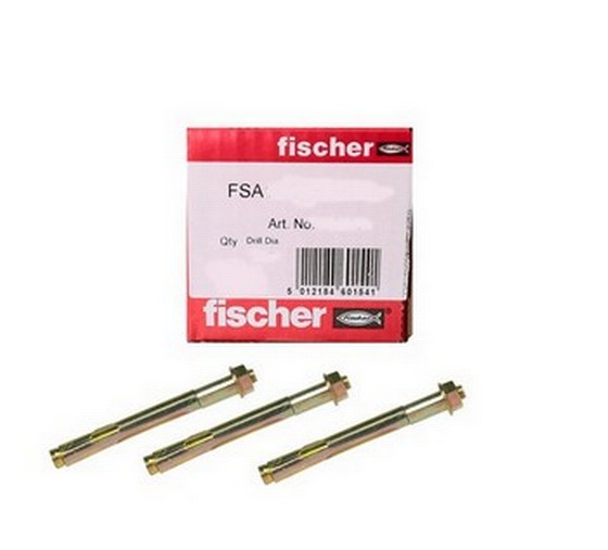 Fischer 42664 FSAGB8/55 Loose Steel Sleeve Anchor M8X92mm box of 25