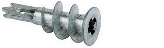 Fischer 42830 MSD122 Pack Of 25 Metal Self Drill Plasterboard Fixings 32mm