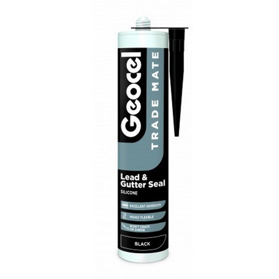 Geocel 2940388 Trade Mate Silicone Lead Sealant 310ml Grey