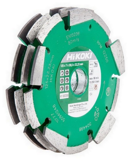 HIKOKI 4100299 125MM DIMAOND TRIPLE BLADE FOR WALL CHASERS