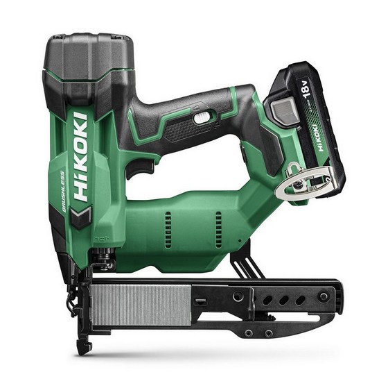 HIKOKI N1804DAJXZ 18V 18G CROWN STAPLER 2 X 2.0AH LI-ION BATTERIES AND CHARGER
