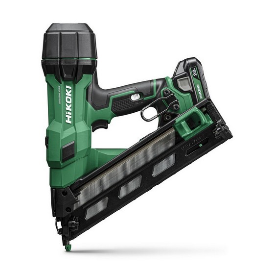 HIKOKI NT1865DAAJXZ 18V 15G ANGLED FINISH NAILER 2 X 2.0AH LI-ION BATTERIES & CHARGER (2ND GEN NAILER)