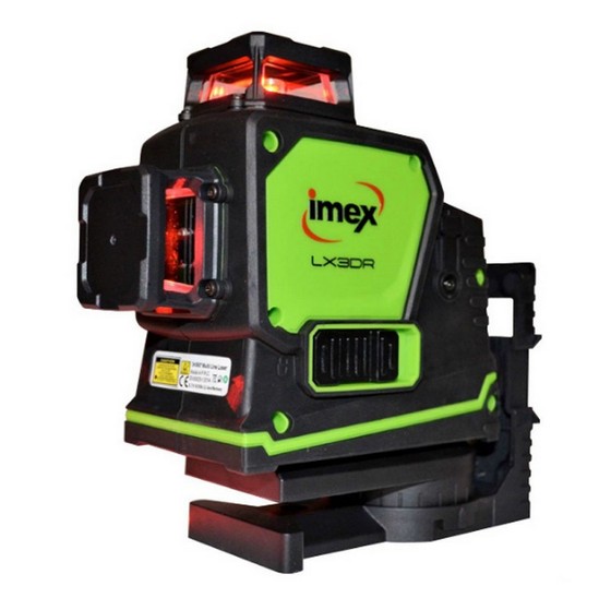 IMEX LX3DR 360 DEGREE MULTI-LINE LASER WITH RED BEAM