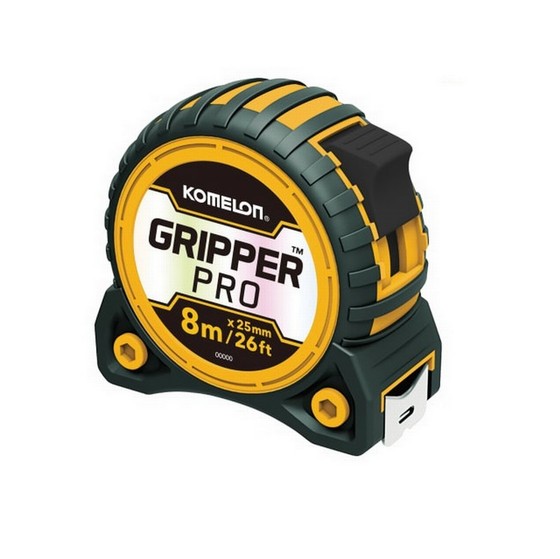 Komelon Komkg826e Gripper Pro Tape Measure 8m Anglia Tool Centre