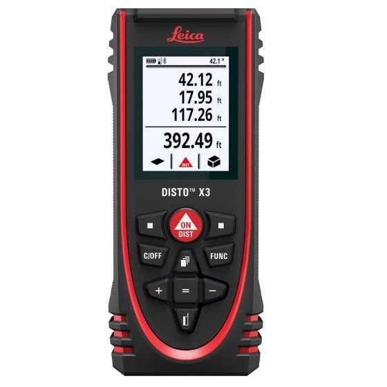Leica Disto X3 150 Metre Bluetooth Range Finder Anglia Tool Centre