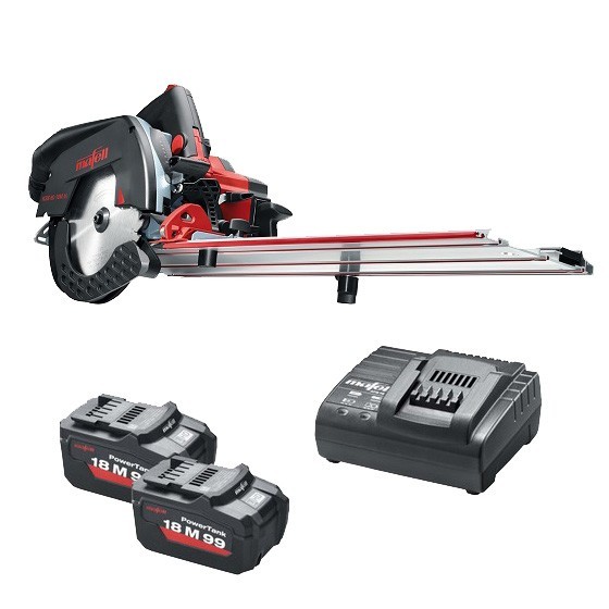 MAFELL 91B821 KSS60-18M-BL 18V CROSS CUTTING SYSTEM WITH 2X 5.5AH LI-ION BATTERIES & AIR COOLED CHARGER