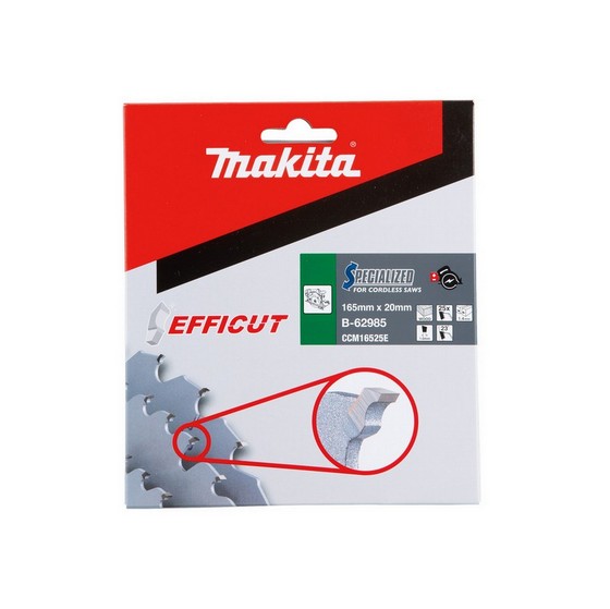 MAKITA B-62985 EFFICUT TCT SAW BLADE FOR WOOD 165X20X25T