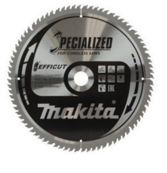 MAKITA B-67262 EFFICUT TCT SAW BLADE 80T X 30MM X 305MM