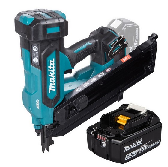 MAKITA DBN900ZK 18v LXT BRUSHLESS 1ST FIX FRAMING NAIL GUN (BODY ONLY) + Free battery