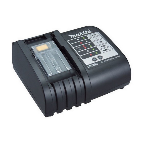 MAKITA DC18SD 18v LI-ION BATTERY CHARGER 240v