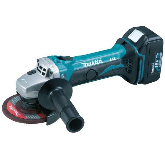 MAKITA DGA452RTJ 18V 115MM ANGLE GRINDER WITH 2X 5.0AH LI-ION BATTERIES SUPPLIED IN MAKPAC CASE