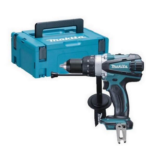 MAKITA DHP458ZJ 18V COMBI HAMMER DRILL (BODY ONLY) SUPPLIED IN MAKPAC CASE