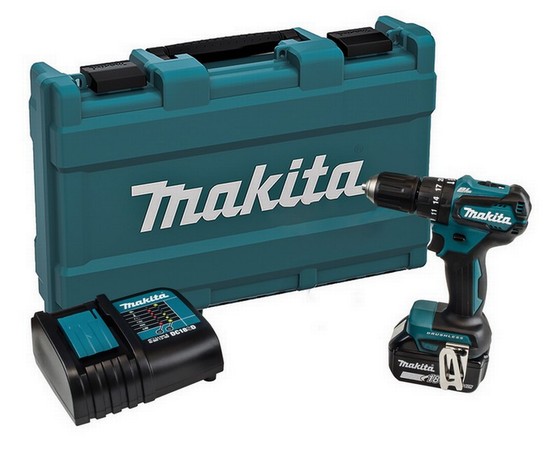 Makita Dhp483rf 18v Brushless Combi Hammer Drill X Li-ion
